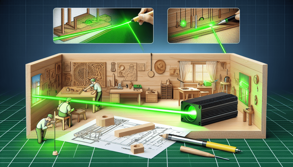 532nm Green Laser Line Module - Perfect for Woodwork Alignment or Decoration!