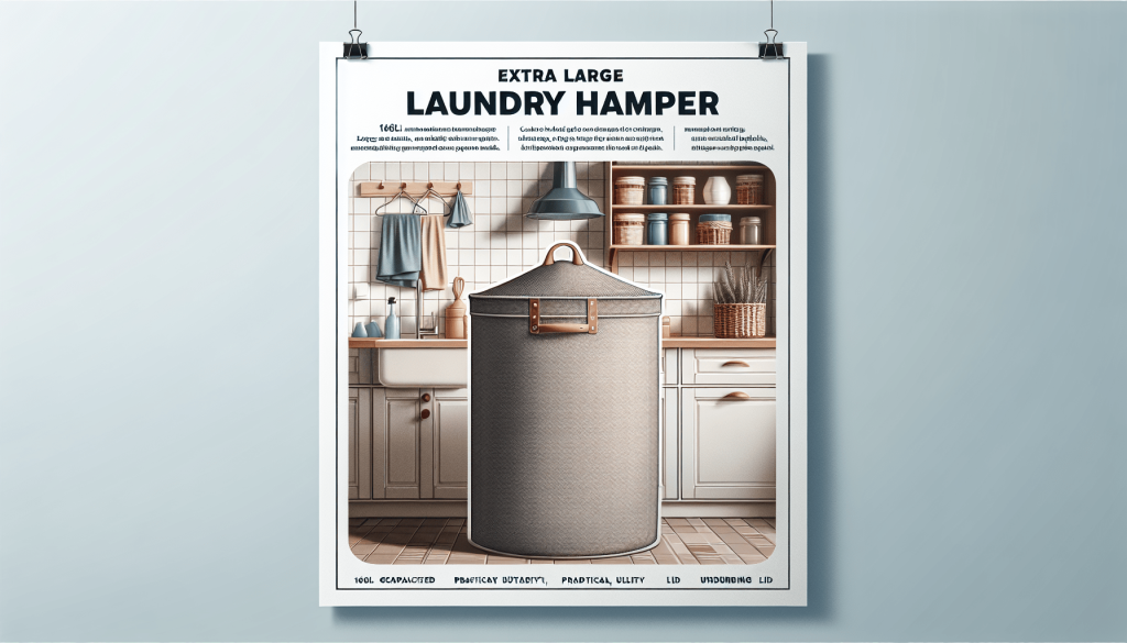 Discover the Ultimate Solution: 160L Extra Large Laundry Hamper with Lid