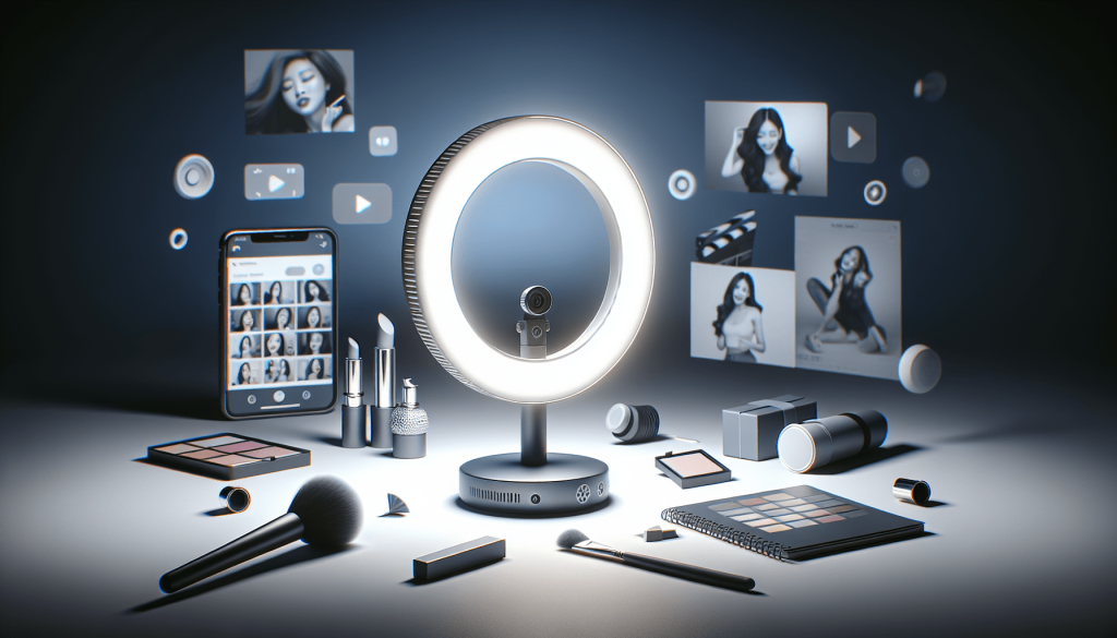 Enhance Your Videos with the LUXSURE Selfie Ring Light- Perfect for iPhone Vlogging, Makeup, TikTok, and YouTube